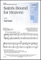 Saints Bound for Heaven SATB choral sheet music cover